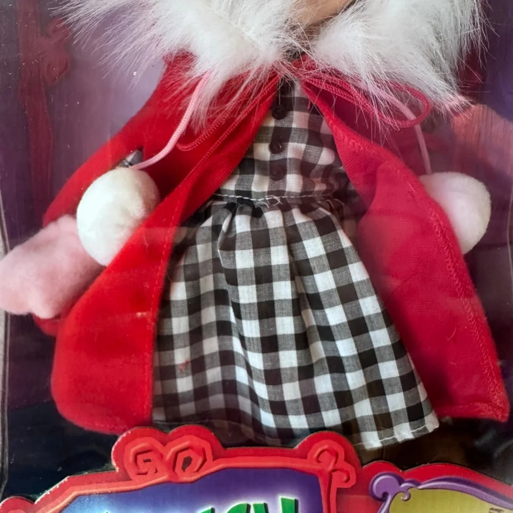 NIB VTG 2000 Playmates Dr Seuss The Grinch Whobilation Hair Cindy Lou Who Doll - Picture 5 of 15